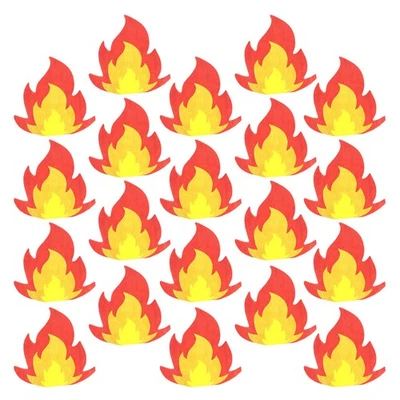  60 Pcs Flame Themed Napkins Boys Birthday Party Supplies Cocktail - Image 1 of 4