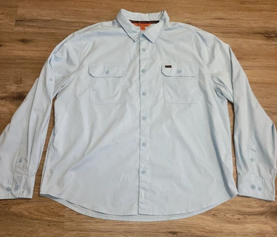 Usada en Excelente Condición Husqvarna Hombres XL Camisa de Campo con Botones Manga Larga Pesca al Aire Libre Foto 1 de 4