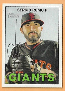 SERGIO ROMO SAN FRANCISCO GIANTS #232 - TOPPS HERITAGE 2016 - Picture 1 of 2