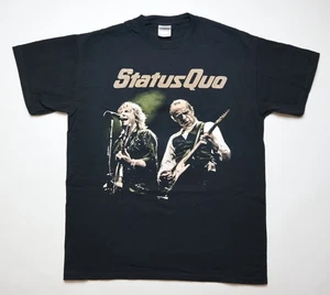 STATUS QUO 2010 UK & EUROPEAN TOUR GRAPHIC TEE SHIRT JERSEY GILDAN ADULT MEN'S M - Picture 1 of 15