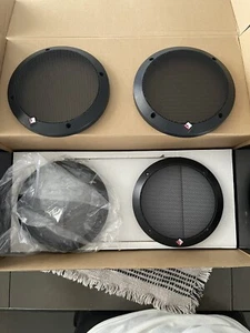 ROCKFORD FOSGATE P1675 6.5" Speaker Grills Covers New - Picture 1 of 2