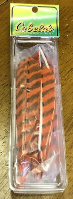 Gateway Barred Feathers Cabela’s Orange 4 pulgadas RW 50 pk. Modelo: 400RPBOR-50 Foto 1 de 4