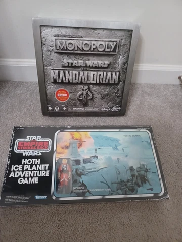 Star Wars Retro Collection Hoth Ice Planet Adventure & The Mandalorian Monopoly! Cover