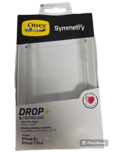 Genuine OtterBox Symmetry Series Case for Apple iPhone 8 Plus/ 7 Plus, Clear - Photo 1 sur 1