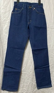 Lee Riders Jeans 27 x 30 Brand New Men Denim Straight Leg Students Dark Blue - Picture 1 of 10