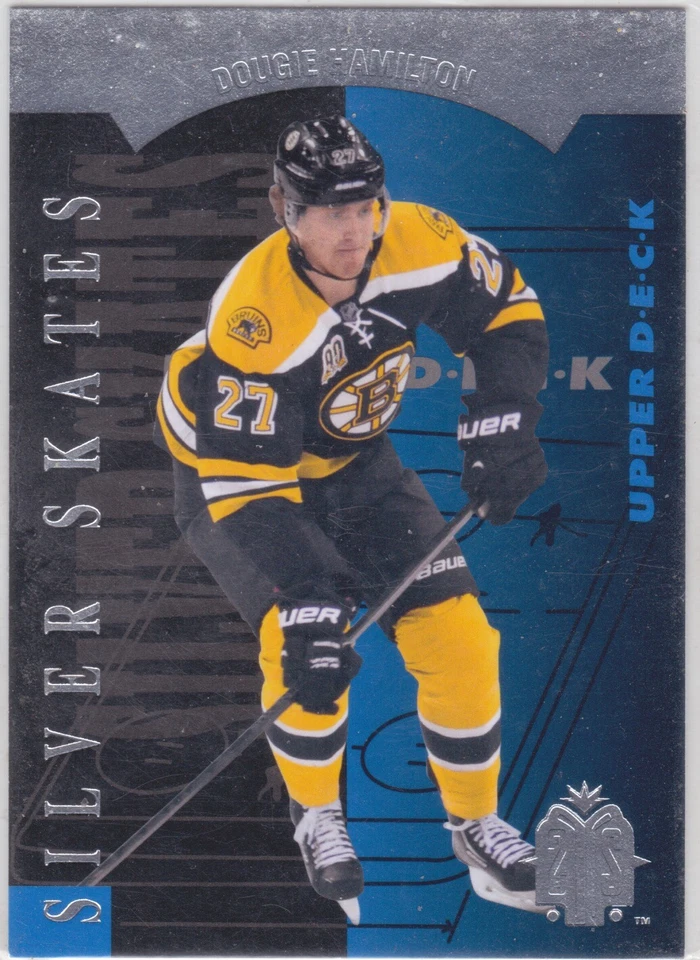 13/14 SP AUTHENTIC...DOUGIE HAMILTON...SILVER SKATES...CARD # R26...BRUINS - Image 1 of 1