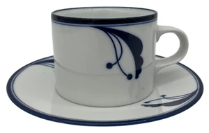 Tazza e piattino Dansk Bayberry blu - Foto 1 di 5