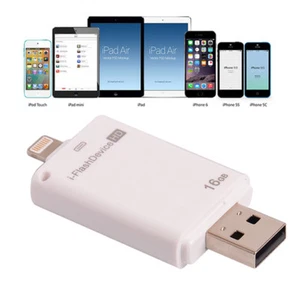 O10C i-Flash Driver HD USB Disk Fits iPhone 16GB OTG External Card Reader - Picture 1 of 5