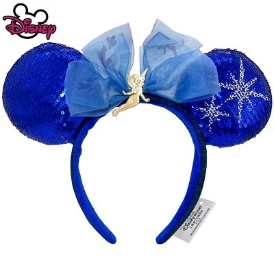 Peter Pan's Flight Mickey Cutie Ear atracción principal parque Disney Tinker Bell azul Foto 1 de 4