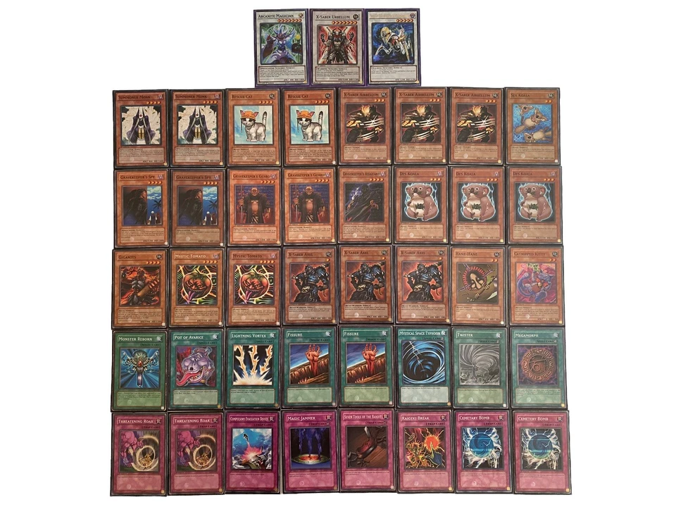 YUGIOH Rescue Cat Synchro Deck EDISON Format 43 - Cards with BRAND NEW Sleeves - Image 1 of 4