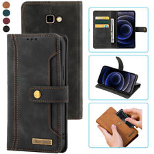 Galaxy J4 Plus J4Prime Notebook Style Card Case,Leather Magnetic Flip Phone Case