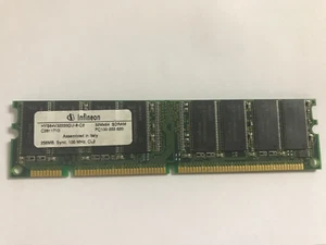 256MB SDRAM SDR SD PC100 CL2 100MHZ 100 168PIN NON-ECC DUAL RANK 16CHIPS UDIMM - Picture 1 of 2
