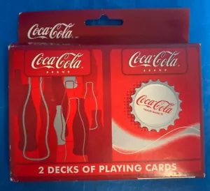 CocaCola Playing Cards by Bicycle - 2 sealed packs - Picture 1 of 4