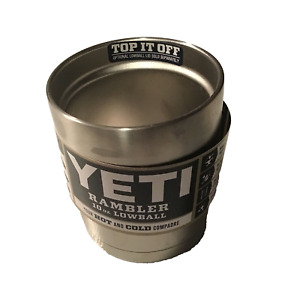 YETI Vacuum Insulated Rambler 10 oz Lowball Stainless Steel Cup NO LID NEW