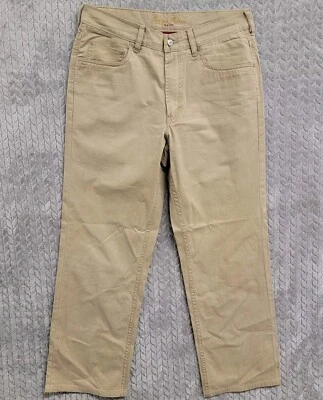 Indigo Palms Classic Fit Tan Jeans Pants Size 34x34 Actual 34x30 - Image 1 of 4
