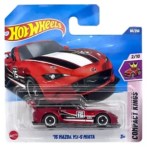 Hot Wheels 2025 - '15 Mazda MX-5 Miata - Compact Kings 2/10 - JBB18 - 80/250 - Foto 1 di 1