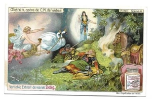 Akt I Szene 6 -- Oper von C.M. von Weber - Chrom Liebig - Bild 1 von 2