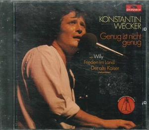 ●●● KONSTANTIN WECKER "Genug ist nicht genug" CD-Album - Picture 1 of 2