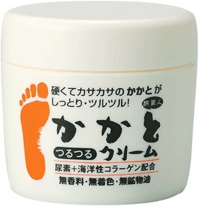 AZUMA SHOUJI [ KAKATO TSURUTSURU Creme 100g ] Fersen Glatt Creme Fußpflege Artikel - Bild 1 von 5