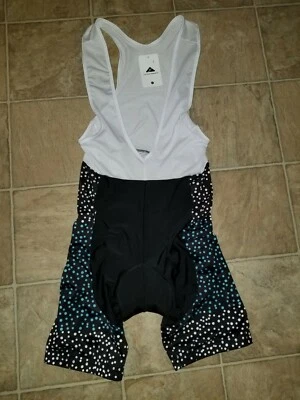 NEW COCONUT ROPAMO SZ 2XL MEN'S BIB CYCLING SHORTS WHITE COLORFUL BIKE 3561 - Image 1 of 4