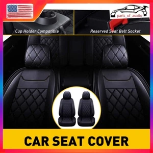 Leather Car Seat Cover For Chevy Silverado GMC Sierra 2007-22 1500 2500/3500HD - Picture 1 of 12