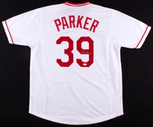 Dave Parker Signed White Cincinnati Reds Jersey (JSA COA) 1979 All Star Game MVP - Picture 1 of 6