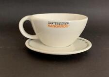 MAX BRENNER Kangaroo Coffee Cup w Melt Chocolate Rail & Saucer  ‎