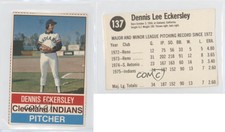 1976 Hostess All-Star Team Dennis Eckersley (Black Back) #137.1 Rookie RC HOF