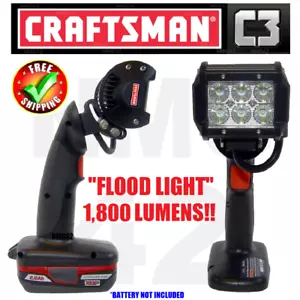 CRAFTSMAN C3 19.2V Custom Flood Light Worklight Flashlight 19.2 Volt Rare New - Picture 1 of 8