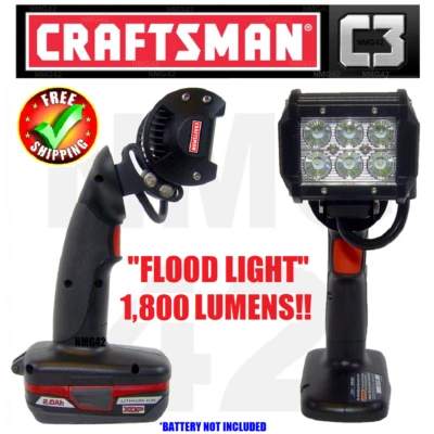 CRAFTSMAN C3 19.2V Custom Flood Light Worklight Flashlight 19.2 Volt Rare New - Image 1 of 4