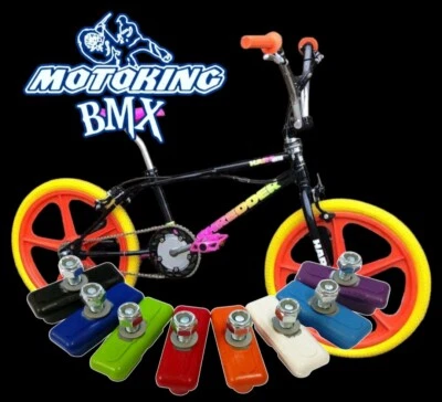 RUEDAS MOTOKING BMX MAG PASTILLAS FRENO NARANJA PARA SKYWAY, TUFF, ACS Foto 1 de 2