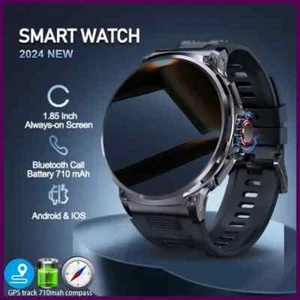 Reloj inteligente Ultra HD GPS Bluetooth, llamadas monitor salud regalo gimnasio - Picture 1 of 30