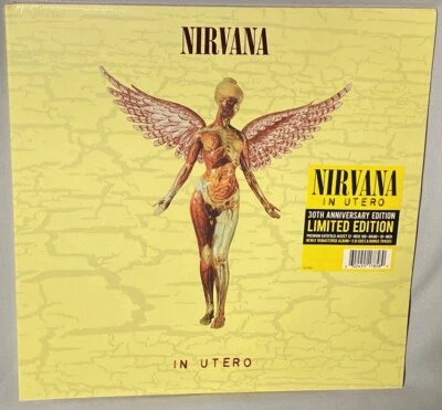LP NIRVANA In Utero (2LP 180g 12"+ 10" Vinyl, 30th Ann, 2023) NEW MINT SEALED - Image 1 of 2