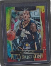 MONTA ELLIS 2016-17 PANINI SELECT TIE DYE PRIZM #D 15/25
