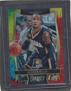 MONTA ELLIS 2016-17 PANINI SELECT TIE DYE PRIZM #D 15/25