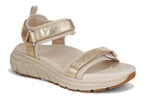 Vionic Walk Max Wanderer Gold Strappy Comfort Sandal Women's sizes 5-11 NEW!!! - Picture 1 of 5