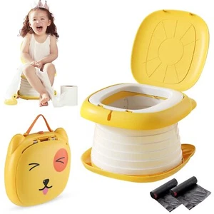 Travel Potty for Toddler Portable Foldable Potty Training Toilet for Boys Gir... - Picture 1 of 9