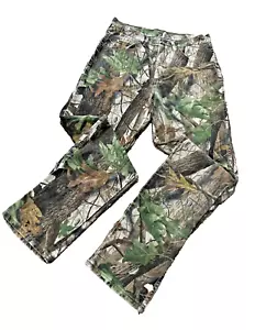 VTG Wrangler Pro Gear Jeans Mens 33x34 Camo Denim Straight Regular Grunge Y2K - Picture 1 of 10