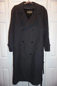 mens Joseph & Feiss classic trench coat, 38 regular, removable lining, black. - Picture 1 of 16