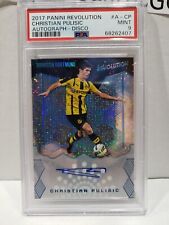 2017 Panini Revolution Christian Pulisic Disco Auto /25 Autograph PSA 9 Mint USA