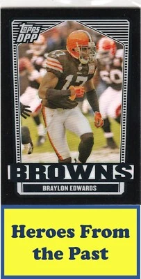 2007 Topps DPPs Chrome Black Refractors #84 Braylon Edwards 057-K - Image 1 of 2