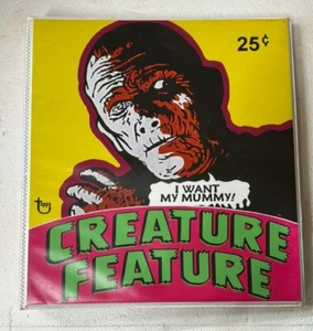 TOPPS 1980 CREATURE FEATURE Trading Cards Complete Set 88 Cards 22 Stickers NM - Picture 1 of 11
