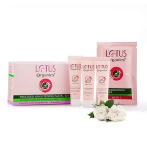 Lotus Organics Precious Brightening Facial Kit/instant Glow/Free SHIPPING - Picture 1 of 4