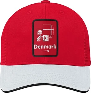Outerstuff DENMARK Men's Qatar 2022 FIFA World Cup Mosaic Procrown Mesh Hat Cap - Picture 1 of 8