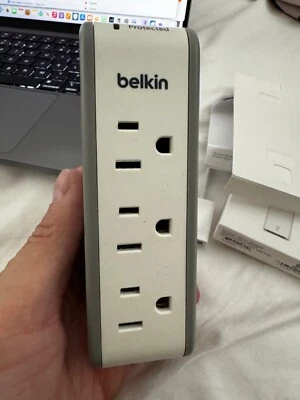 Belkin BZ103050-TVL Mini Surge Protector with USB Charger Shipping is Free - Image 1 of 3