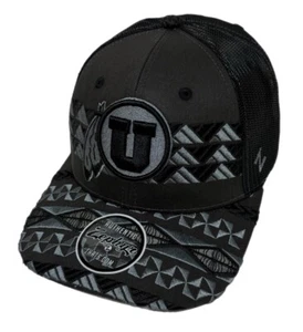 Zephyr NCAA Utah Utes RARE “Kona" TOA Slight Curve Trucker Mesh ADJ Hat NWT - Picture 1 of 5