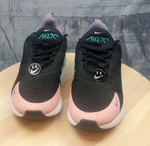 Nike Air Max 270 Tenis Para Hombre Talla 8 Negro Rosa y Púrpura Zapatos C12309-001 - Imagen 1 de 14