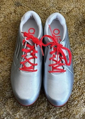 Zapatos de golf Adidas Adizero Tour para mujer 8M con suela de clavos plateados 676161 nuevos en caja Foto 1 de 4