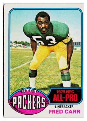 Fred Carr 1976 Topps #360 Green Bay Packers Very Good - Image 1 of 2