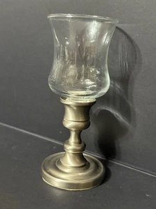 Candelabro Baldwin Platino Satinado Níquel Votivo Luz de Té - Imagen 1 de 6